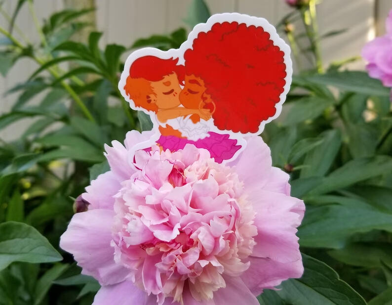 Lesbian Love Sticker